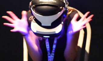 Project Morpheus : une fille en panique totale devant la démo de Kitchen, le survival horror de Capcom