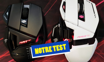 Test Souris Mad Catz R.A.T 8+, 8+ ADV et R.A.T 4+ : un retour gagnant pour la marque ?