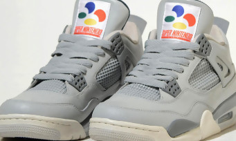 Voici la Air Jordan Super Nintendo, avec une croix et des boutons dessus !