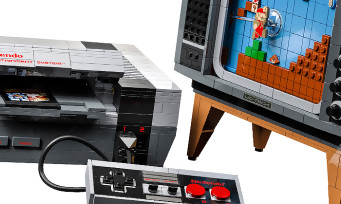 LEGO Nintendo NES : la célèbre console et une TV cathodique en briques de construction