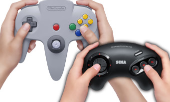 Nintendo annonce des jeux et manettes N64 et Mega Drive sur Switch