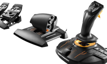 Thrustmaster : un pack joystick, palonnier et manette de gaz à un prix abordable