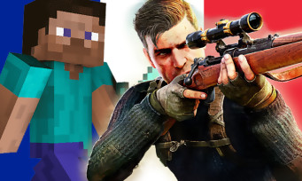 Charts France : la percée surprise de Minecraft sur Switch, Sniper Elite 5 aussi dans le Top 5