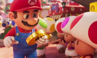 Super Mario Le Film : un extrait de Mario débarquant au Royaume Champignon