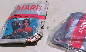 E.T. Atari 2600 : 800 des cartouches retrouvées dans le désert bientôt sur eBay !