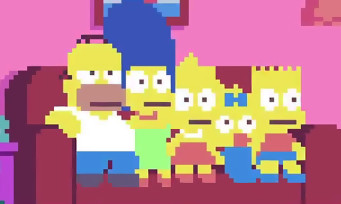 Les Simpsons : le générique du dessin animé refait en mode 8-bit