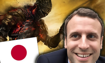 Japon : Emmanuel Macron a rencontré Hidetaka Miyazaki, le créateur de Dark Souls