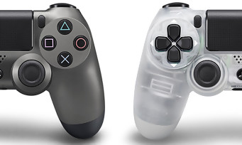 PS4 : découvrez les nouvelles DualShock 4 Crystal et Steel Black en images