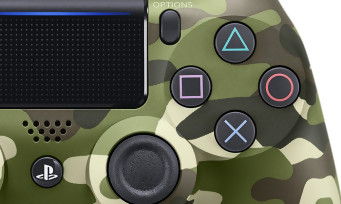 PS4 : Sony sort une manette DualShock 4 camouflage forestier