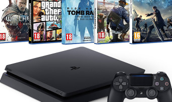 Black Friday : la PS4 Slim 500Go + 5 grands jeux pour moins de 350€ !