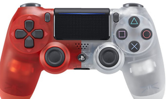 PS4 : les DualShock 4 translucides Crystal et Red Crytal sont en vente, voici leur trailer respectif