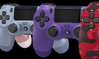 PS4 : 4 nouvelles couleurs pour la Dualshock 4 !