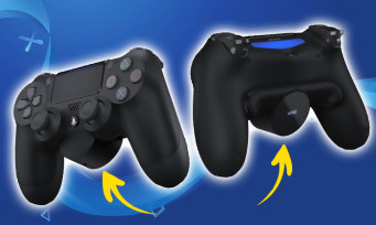 PS4 : Sony vient d'annoncer une extension à fixer à l'arrière de la DualShock 4