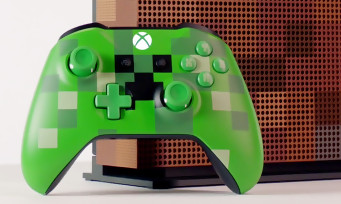 Xbox One S : voici la console collector aux couleurs de Minecraft !