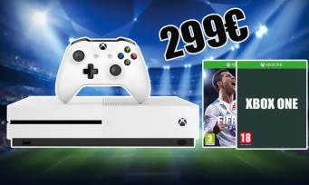 Cyber Monday : Xbox One S 1To + 2 manettes + 2 jeux (dont FIFA 18) à 299€ au lieu de 479€