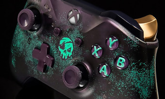 Sea of Thieves : une manette Xbox One collector aux couleurs du jeu arrive, voici les photos