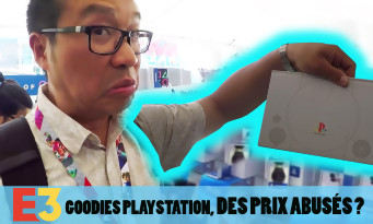 E3 2018 : des prix abusés sur le stand goodies PlayStation ? On vous fait la visite