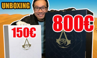 Assassin's Creed Origins : 2 unboxings en 1 avec les collectors à 150€ et 800€ !