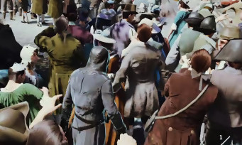 Assassin's Creed Unity : du gameplay sur PS4 où Arno fait de la grimpette et se mêle à la foule