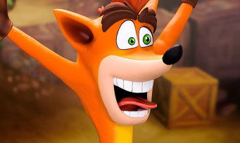 Crash Bandicoot N. Sane Trilogy : une chouette figurine de 22 cm avec Crash les bras en l'air