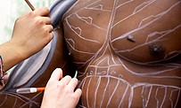 Crysis 3 : le making of du bodypainting en photos !