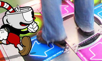 Cuphead : un joueur finit le jeu avec un tapis Dance Dance Revolution