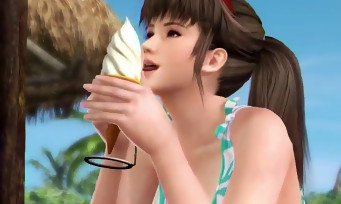 Dead or Alive Xtreme 3 : balançoire, t-shirt mouillé, double string et léchage de glace dans le trailer dédié à Hitomi