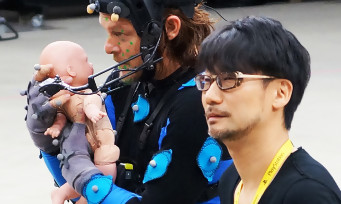 Death Stranding : Kojima dévoile les photos du tournage avec Norman Reedus et son bébé