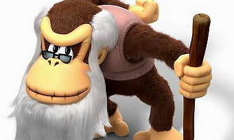 Donkey Kong Country Tropical Freeze : du gameplay avec Cranky