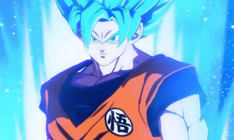 Dragon Ball FighterZ : Goku (Super Saiyan Blue) se déchaîne en vidéo