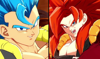 Dragon Ball FighterZ : Gogeta SSJ4 dispo cette semaine, un trailer où il affronte Gogeta Blue