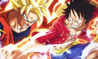 Un cross-game permet de faire affronter One Piece Great Pirate Colosseum et Dragon Ball Z Extreme Butoden