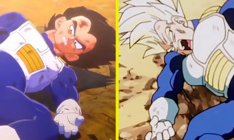 Dragon Ball Z Kakarot : une vidéo compare les scènes cultes de l'anime avec le jeu