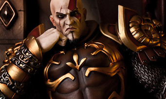 Gof of War 3 Remaster : une magnifique statue de Kratos sur son trône pour les 10 ans de la série