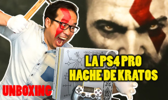 GOD OF WAR : on vous unboxe la PS4 Pro "Leviathan Grey" en forme de hache