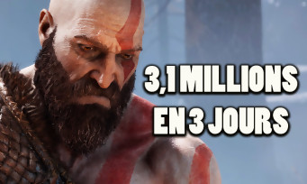 GOD OF WAR : 3,1 millions d'exemplaires vendus en 3 jours, un nouveau record établi