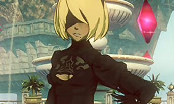 Gravity Rush 2 : Kat avec le costume sexy de 2B (NieR Automata) grâce à un DLC gratuit