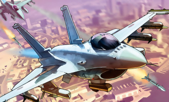 GTA 5 : il slalome entre les immeubles en avion de chasse