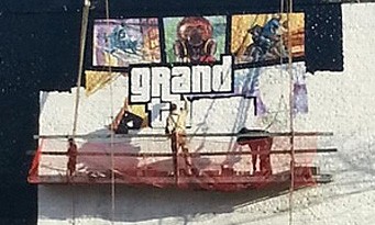 GTA 5 : la jaquette du jeu dévoilée sur un mur de New York !