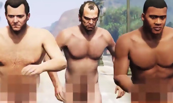 GTA 5 : Michael, Trevor et Franklin fully naked pour la parodie du clip "What's My Age Again?" de Blink 182