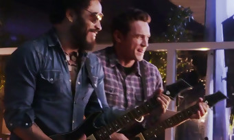 Guitar Hero Live : le making of de la vidéo avec James Franco et Lenny Kravitz