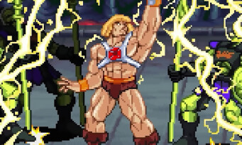 Musclor arrive dans un jeu rétro-arcade à la Golden Axe, les images sont magnifiques