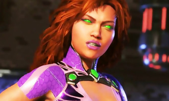 Injustice 2 : un trailer de gameplay pour Starfire, le 3ème et dernier perso en DLC