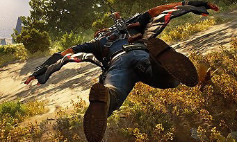 Just Cause 3 : une 2ème vidéo en wingsuit qu'on peut tourner à 360 degrés !