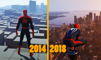 Spider-Man : une vidéo retrace l'évolution du jeu pendant quatre ans, ça en jette