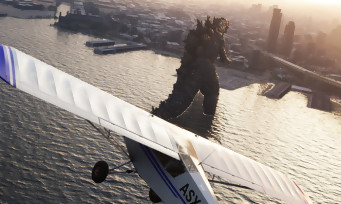 Microsoft Flight Simulator : un mod rajoute Godzilla dans le jeu, de sacrés panoramas