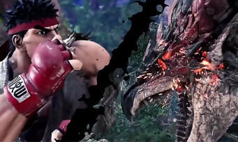 Monster Hunter World : 5 minutes de gameplay en compagnie de Ryu (Street Fighter 5)