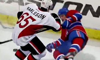 NHL 14 muscle son jeu et cogne en vidéo