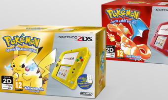 Pokémon : trois bundle 2DS avec les toutes premières versions du jeu !