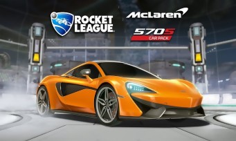 Rocket League : la McLaren 570S arrive dans le jeu via un DLC !